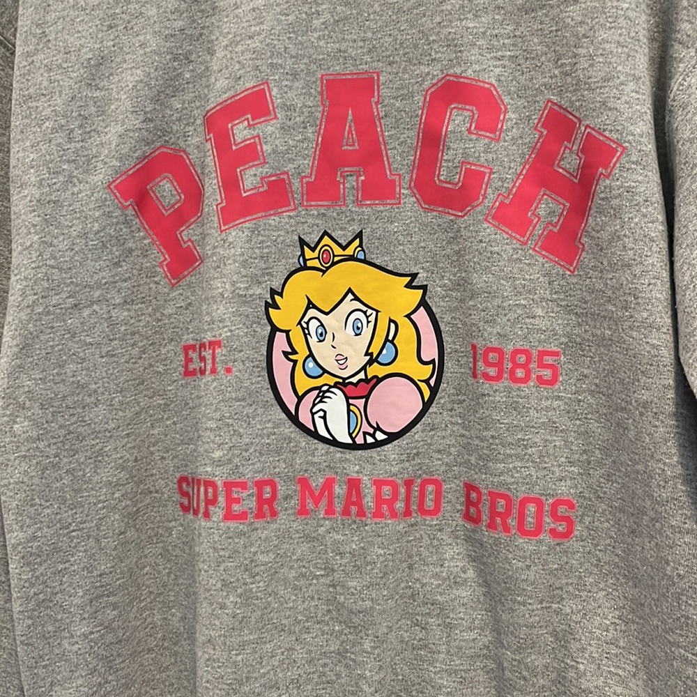 Princess Peach women’s crew neck sweater - Picture 2 of 5